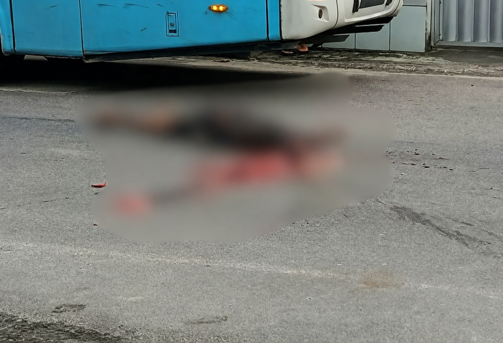 Vídeo mostra momento em que caçamba atropela e mata homem em Cupissura, distrito de Caaporã