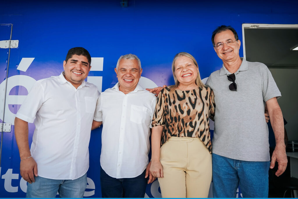 Carreta da Saúde inicia atendimentos em Alhandra; prefeito Marcelo Rodrigues e Zilda do Varejão incentivam participação da população