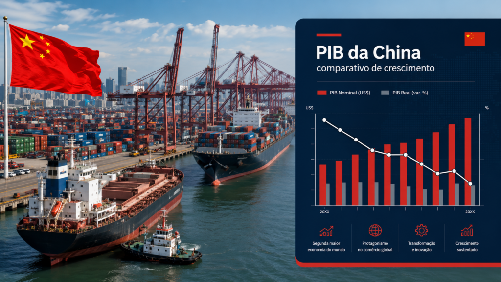 China cresce 4,3% no segundo trimestre e aumenta cautela sobre commodities e exportações China cresce 4,3% no segundo trimestre e aumenta cautela sobre commodities e exportações