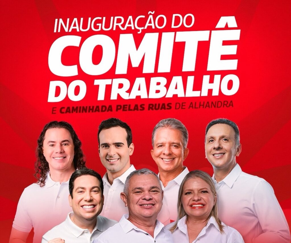 Marcelo Rodrigues e Zilda do Varejão inauguram Comitê do Trabalho neste domingo em Alhandra