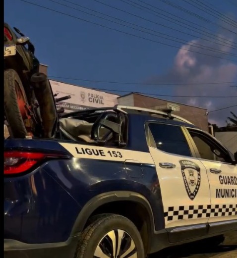 Guarda Municipal de Alhandra recupera na zona rural moto roubada na PB-034