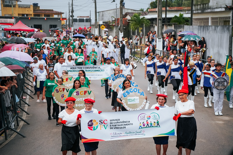 Mata Redonda celebra história da educação de Alhandra durante Desfile Cívico 2026