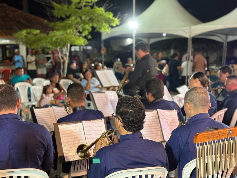 Filarmônica 5 de Maio celebra a música nordestina em apresentação gratuita na Praça Nossa Senhora da Assunção, em Alhandra