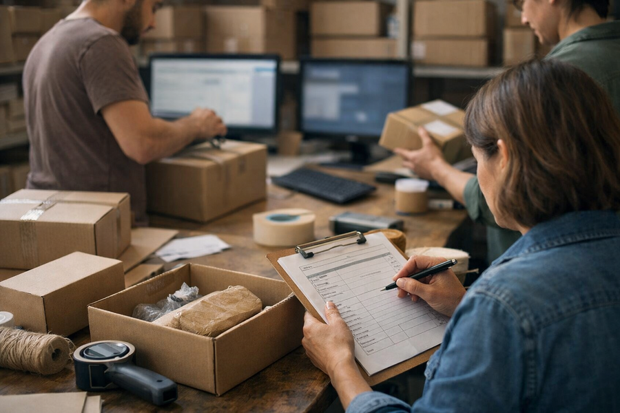 Black Friday 2026 deve movimentar R$ 13,3 bilhões no e-commerce brasileiro, aponta projeção Ilustração gerada por IA: A preparação cotidiana de pedidos online em meio à expectativa de uma temporada intensa de compras.
